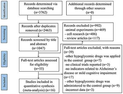 Efficacy and safety of hypoglycemic drugs in improving cognitive function in patients with Alzheimer's disease and mild cognitive impairment: A systematic review and network meta-analysis